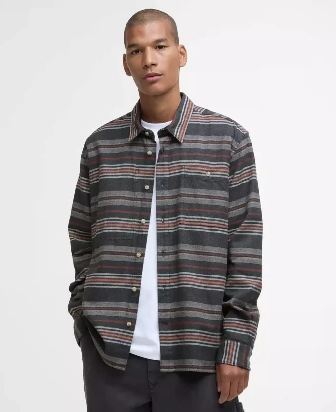 Bowscale Striped Relaxed Shirt