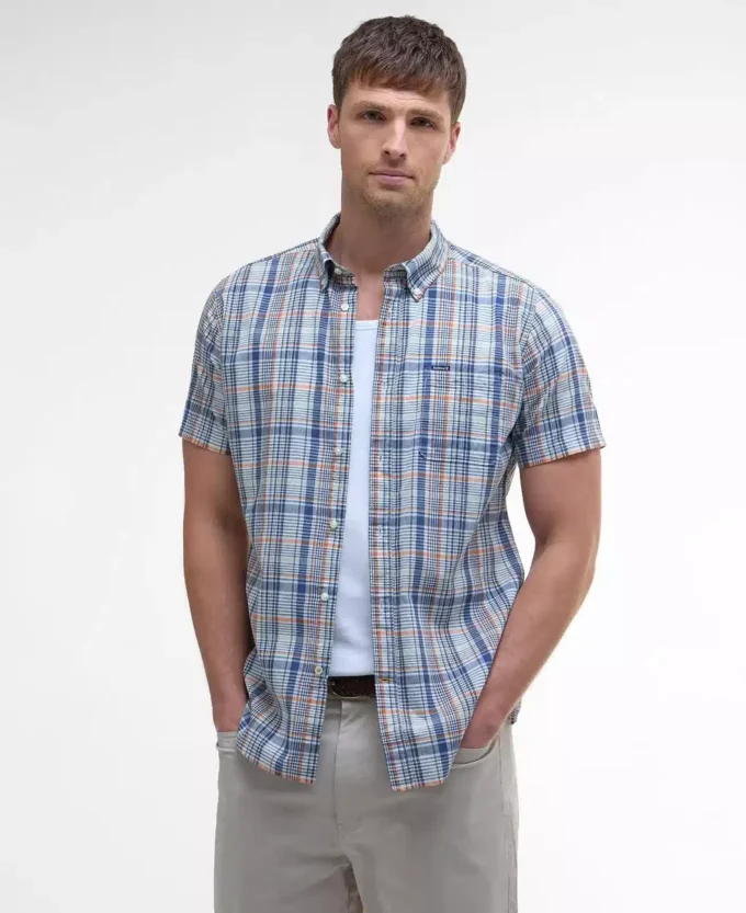 Elton Tailored Short-Sleeved Shirt Elton Tailored Short-Sleeved Shirt