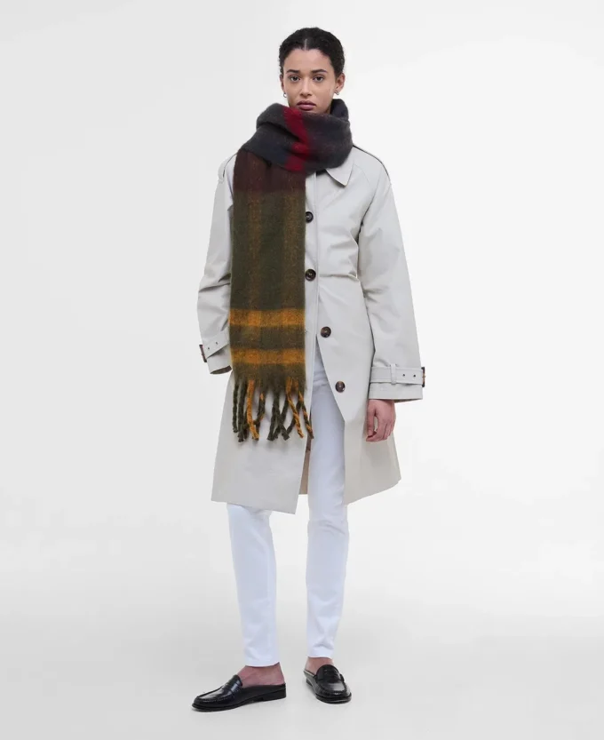 Isla Tartan Boucle Scarf Isla Tartan Boucle Scarf