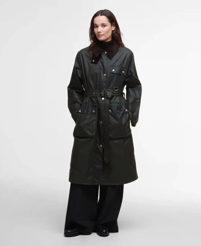 Milda Waxed Trench Coat Milda Waxed Trench Coat