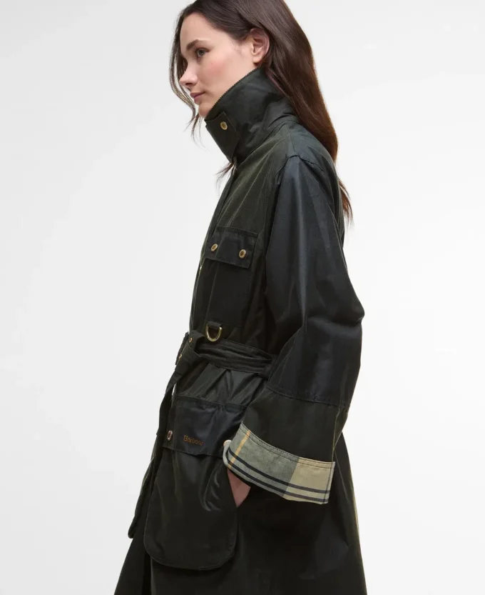 Milda Waxed Trench Coat Milda Waxed Trench Coat