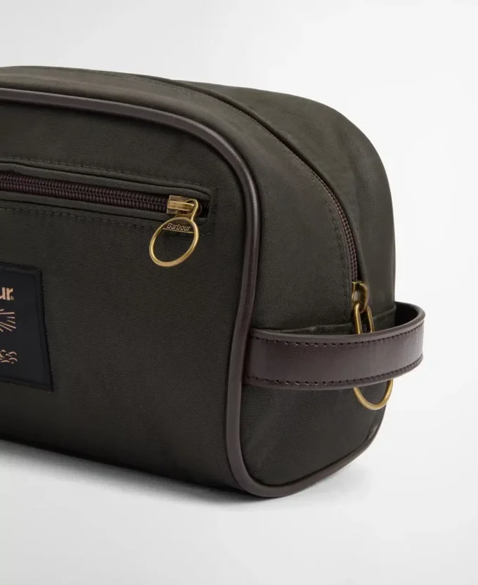 Waxed Washbag